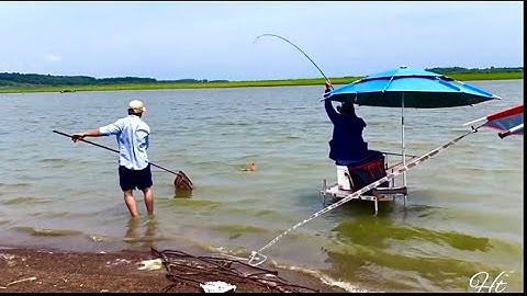 CÂU CÁ ĐẬP SÔNG RAY ẤP 1 LÂM SANG LÊN TOÀN MÈ KHỦNG