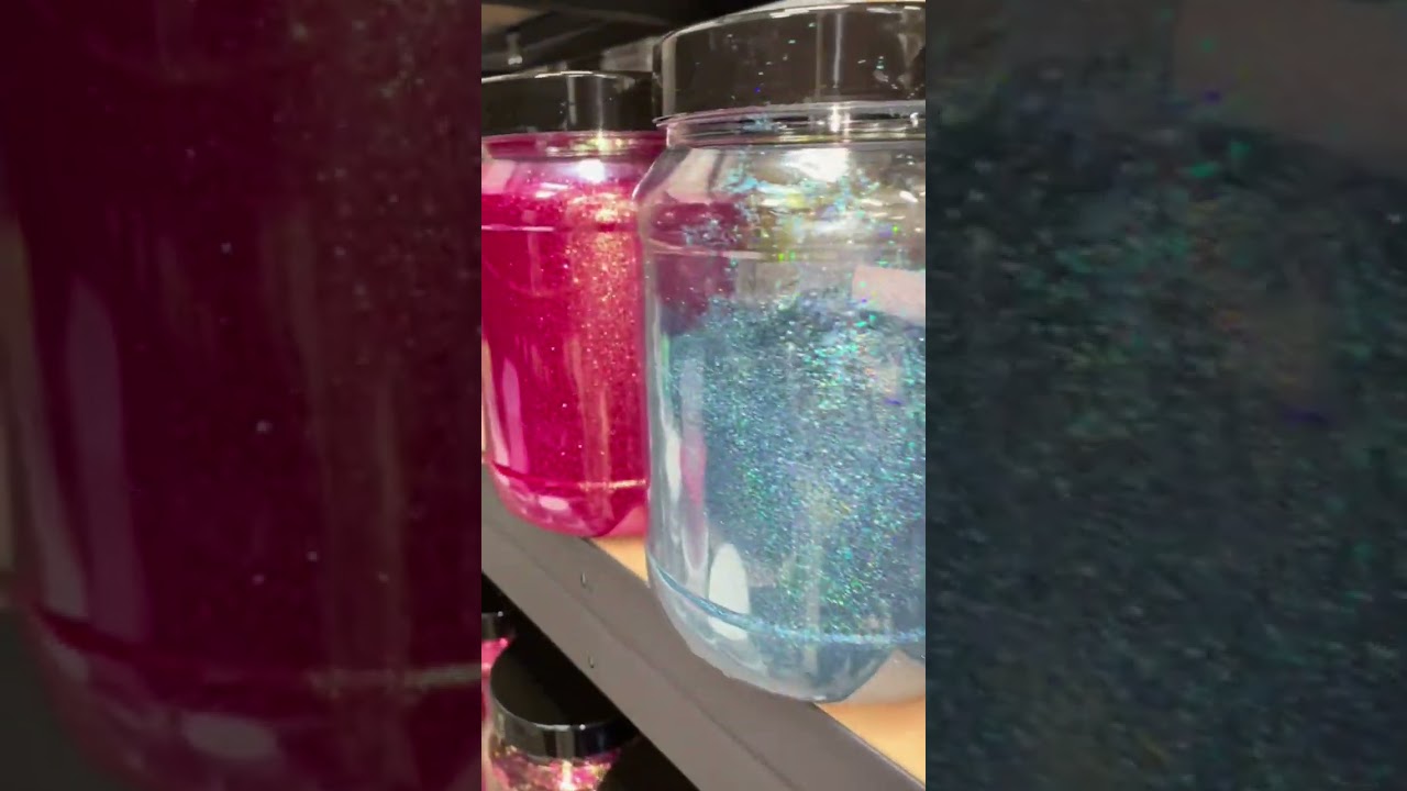 Upgrading our glitter storage and organisation 👌🏻✨