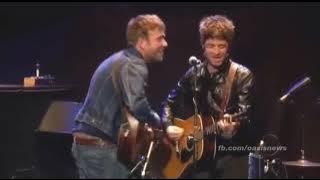 PRO-SHOT Oasis and Blur - 'Tender' @ TCT 2013 (Noel Gallagher, Damon Albarn, Coxon and Weller)