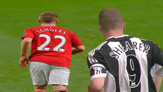 Alan Shearer will never forget Paul Scholes performance on this day. 2003