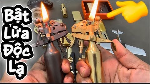 Bật lửa độc lạ _ Bật lửa cổ _ Bật lửa xăng đá #đồcổcầnthơ #batluaco #batluadocla 