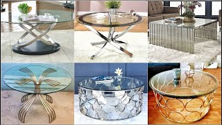 Modern Stainless Steel Coffee Table Design | Metal furniture design 2021