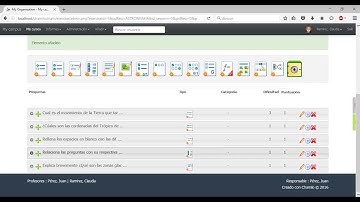 Tutorial 8 Chamilo - Como crear exámenes y cuestionarios Parte 3