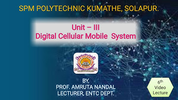 #EJ5I #MWC# UNIT-3 | GSM control channel | Lecture-6