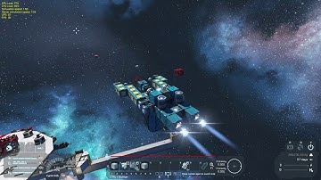 Space Engineers railgun test 1