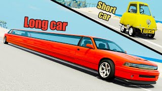 Long Car vs Short Car - Beamng drive