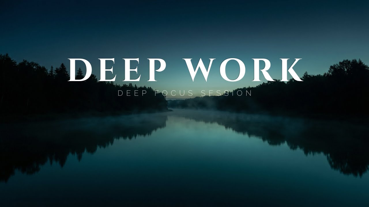 🎧Deep Focus Music for Work & Studying – Cinematic River Ambient (90 Minutes)