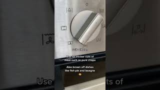 How to use each oven setting #Shorts