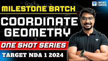 Coordinate Geometry in One Shot | Milestone Batch | NDA (I & II) 2024 | Akhil Kumar Roy