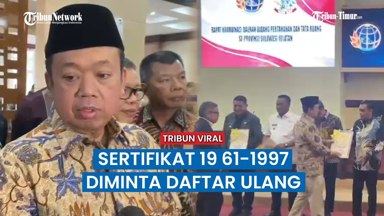 Menteri ATR/BPN Nusron Wahid Evaluasi Persoalan Tanah di Sulsel, Minta Dilakukan Pemutakhiran