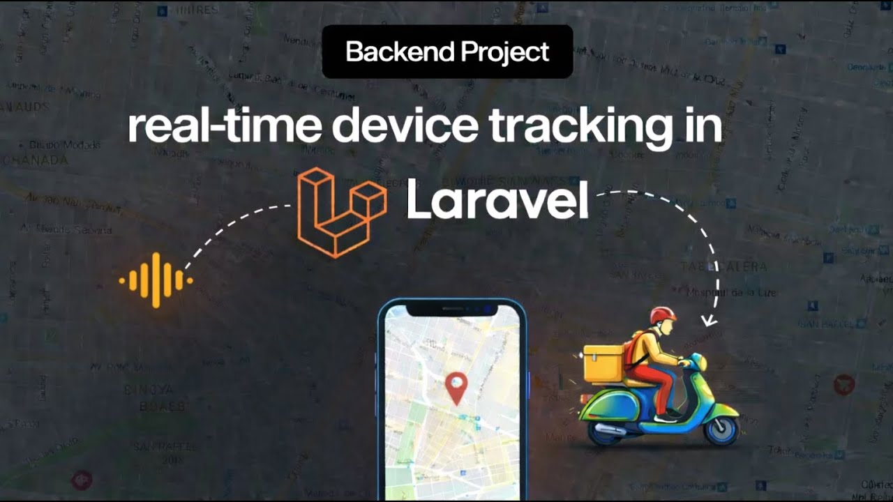 [Backend Project 🚀] Real-Time Location Tracking | Laravel Reverb + WebSockets | Leaflet Map