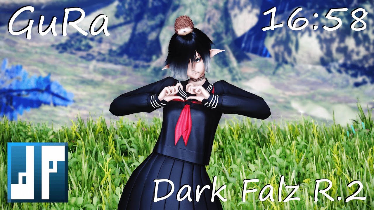 【PSO2NGS】 Gu/Ra Dark Falz Interception R.2 Solo [16:58] | Gu/Ra ダークファルス ...