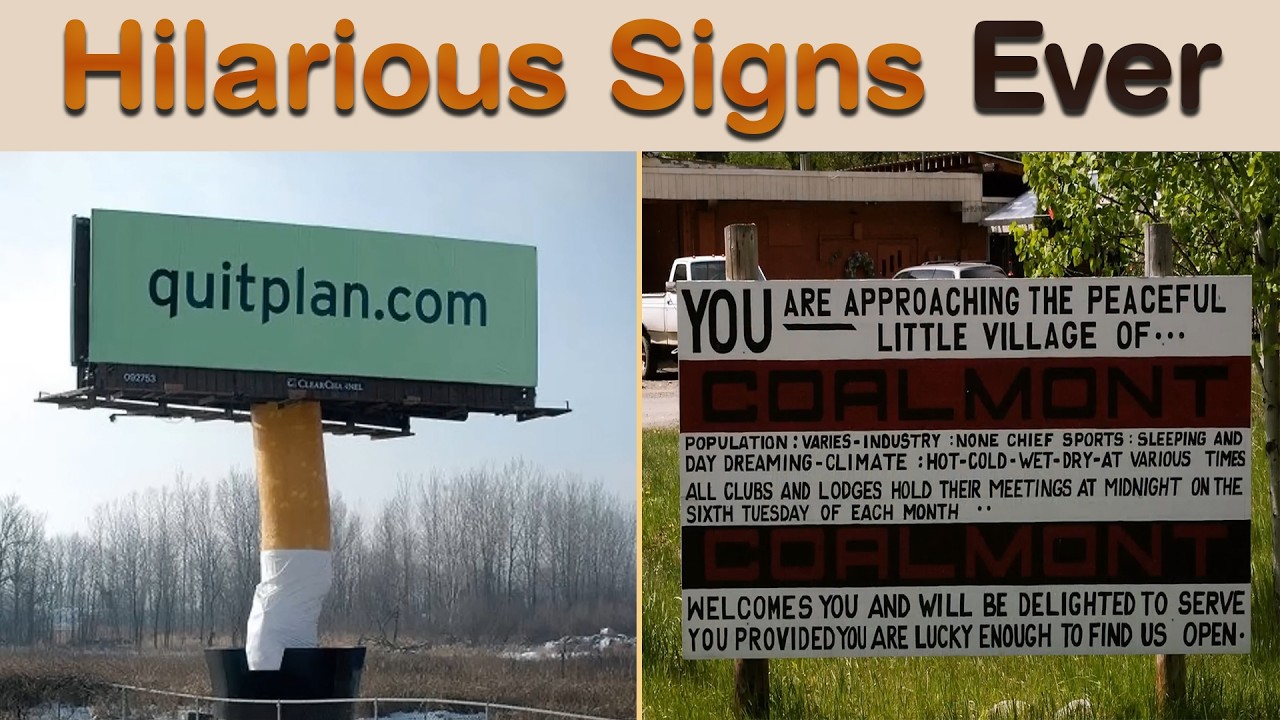 Hilarious Signs Ever That Instantly Brighten Even the Most Ordinary Day || Sign Hub
