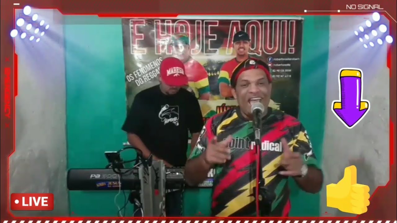 ROBERTO RASTA LIVE DE SÁBADO AO VIVO