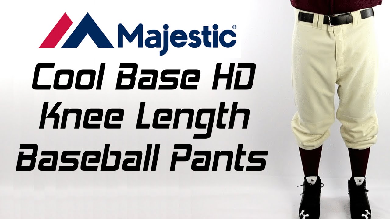 Majestic Grey Baseball Pants - Youth