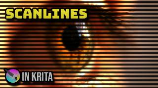 Simple Scanlines Effect in Krita (Tutorial)
