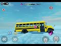 School Bus Driving in Car Suspension Test ROBLOX