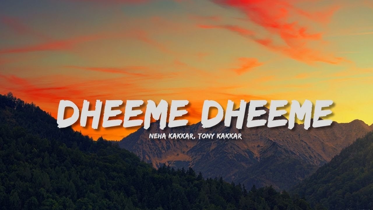 Pati Patni Aur Woh Dheeme Dheeme   Tony K, Neha K  lyrics/ lyric Video