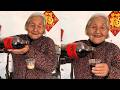 Grandma is amazing! She poured Coke while suspended in mid-air!