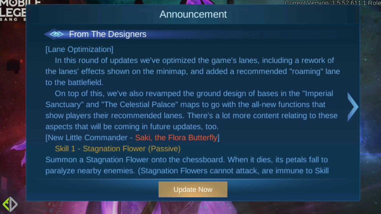 NEW PATCH NOTE 1.5.60 | MATHILDA,WANWAN,GLOO BUFF | BANE,ANGELA NERF | Mobile Legends