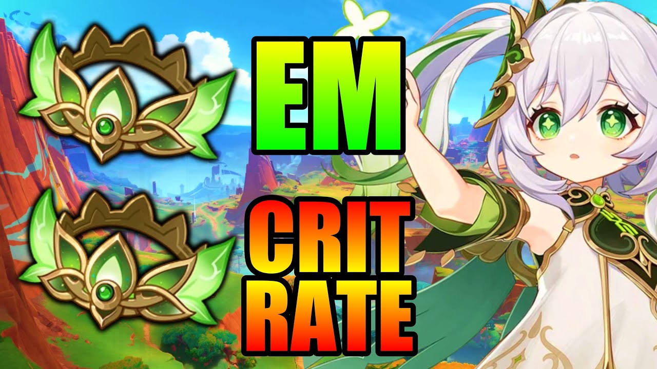 Crit Rate or Elemental Mastery Circlet for Nahida?