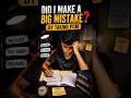 PCM le kar ki bhadi galti | Day 6 preparation of JEE #jee #minivlog #studyvlog #pw #shorts #viral 🥺😭