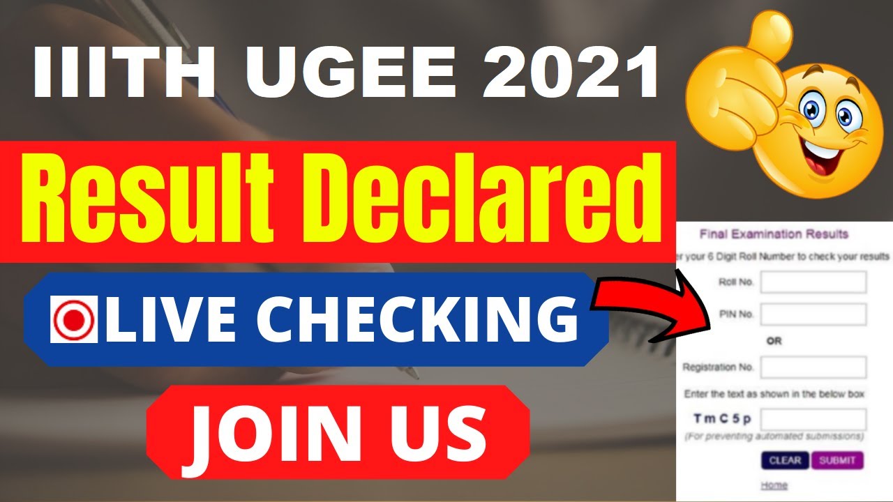 IIITH UGEE 2021 Result (Declared) - Check Your IIITH UGEE 2021 Result Here