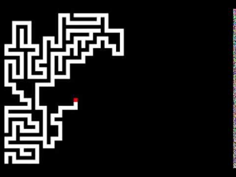 Maze generation visualization - Depth First Search