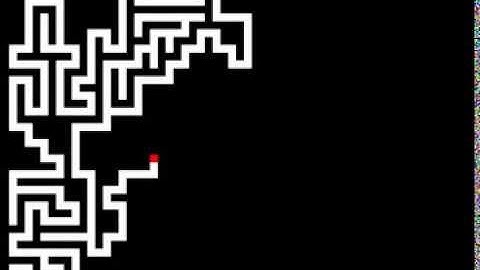 Maze generation visualization - Depth First Search