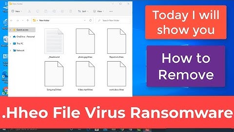 Hheo Virus [.Hheo File] Ransomware. How to Decrypt .Hheo Files