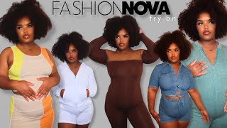Fashion Nova Try On Haul 2023| Spring Clothing, Curvy girl editon- Sincerely, Jazmine
