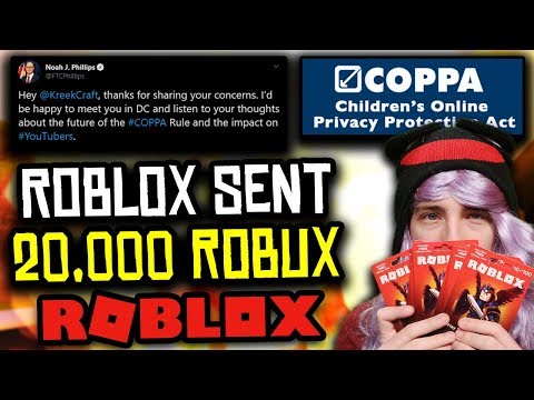 Roblox Sent Me 20,000 ROBUX... Giveaway!? | YouTube COPPA Update | Roblox Jailbreak Season 4 LIVE - Roblox Sent Me 20,000 ROBUX... Giveaway!? | YouTube COPPA Update | Roblox Jailbreak Season 4 LIVE