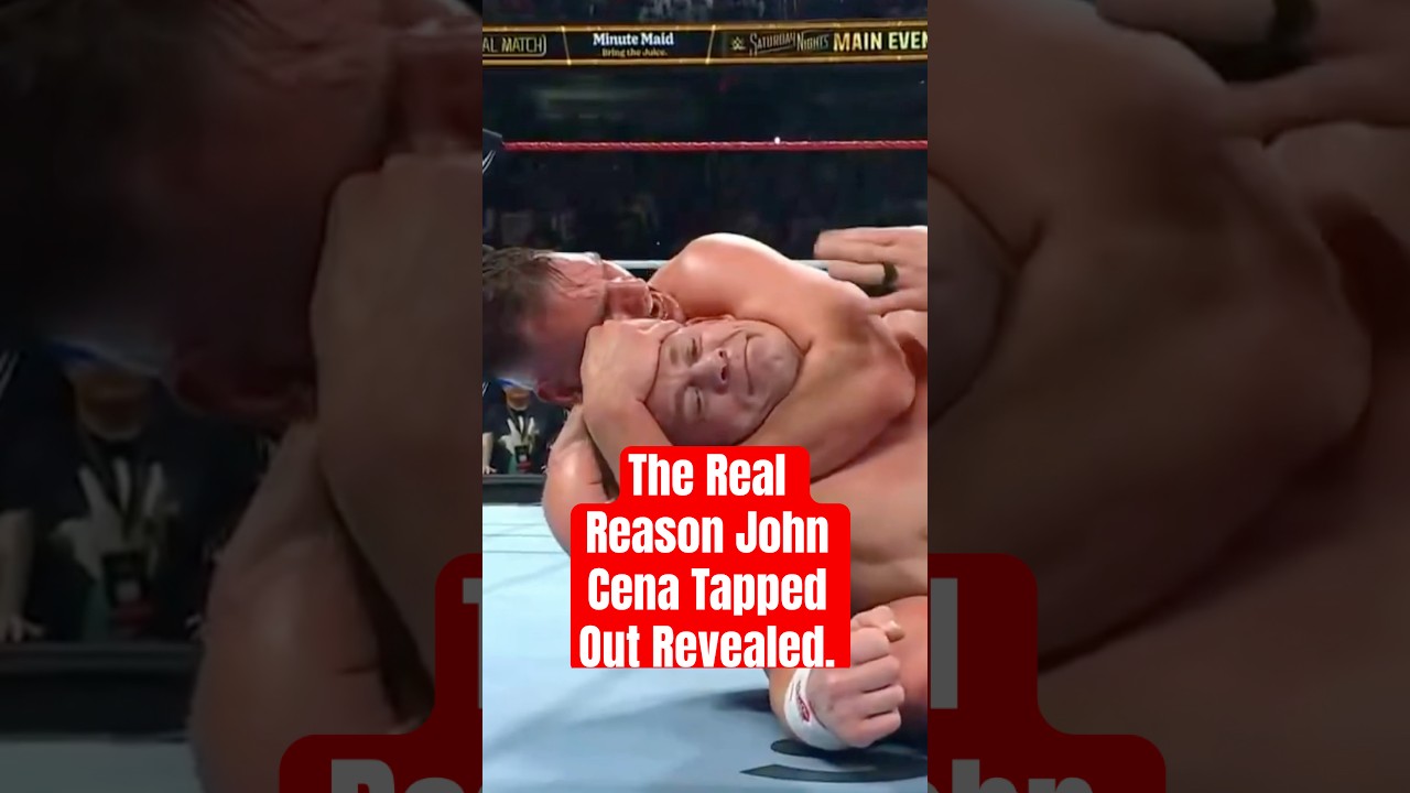 The Real Reason John Cena Tapped Out Revealed