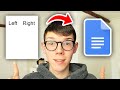 How To Type On Both Sides In Google Docs (Right &amp; Left Hand Side) - Full Guide