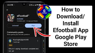 How to Download/ Install eFootball Google Play Store
