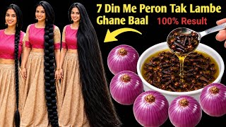 From THIN To THICK💥I Grew Long & Thick Hair 20x Faster In Just 7 Days!!😯💥