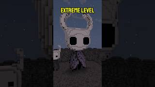 Easy vs Medium vs Hard vs Extreme – Hollow Knight Builds in Minecraft #minecraftbuilding #minecraft