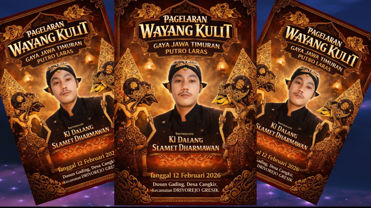 LIVE WAYANG KULIT KI SLAMET DARMAWAN///GADING CANGKIR DRIYOREJO GRESIK