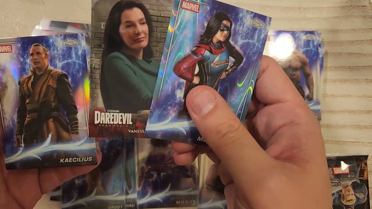 2025 Topps Chrome Marvel Studio 5盒value box #topps #toppschrome #marvel 