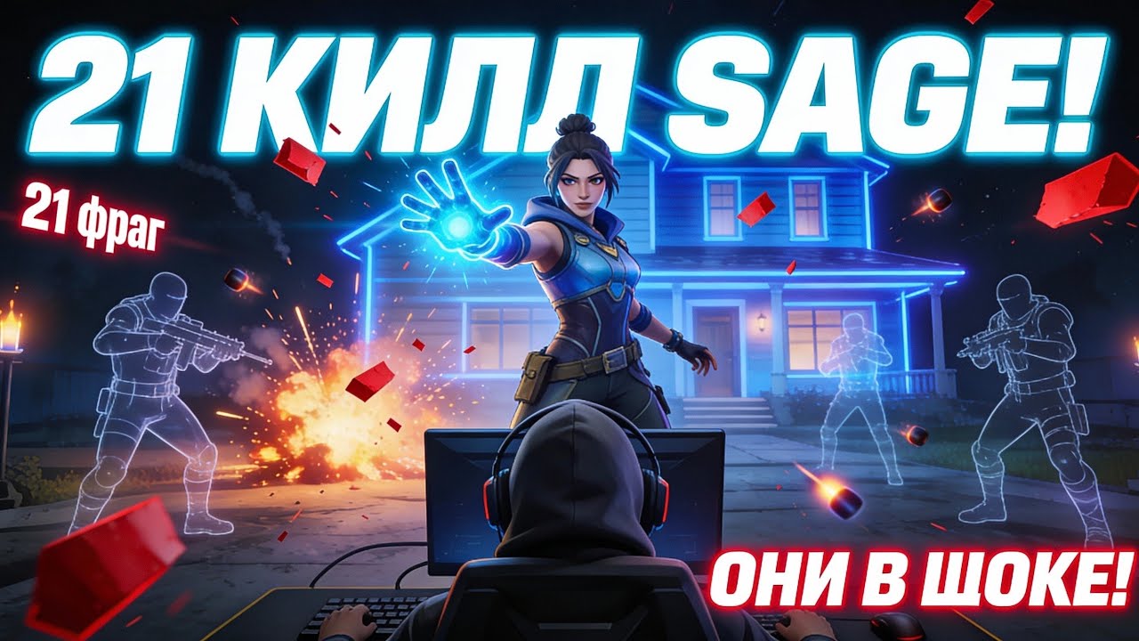 Я СДЕЛАЛ 21 КИЛЛ НА SAGE… ОНИ НЕНАВИДЯТ ТАКУЮ ПОДДЕРЖКУ В VALORANT