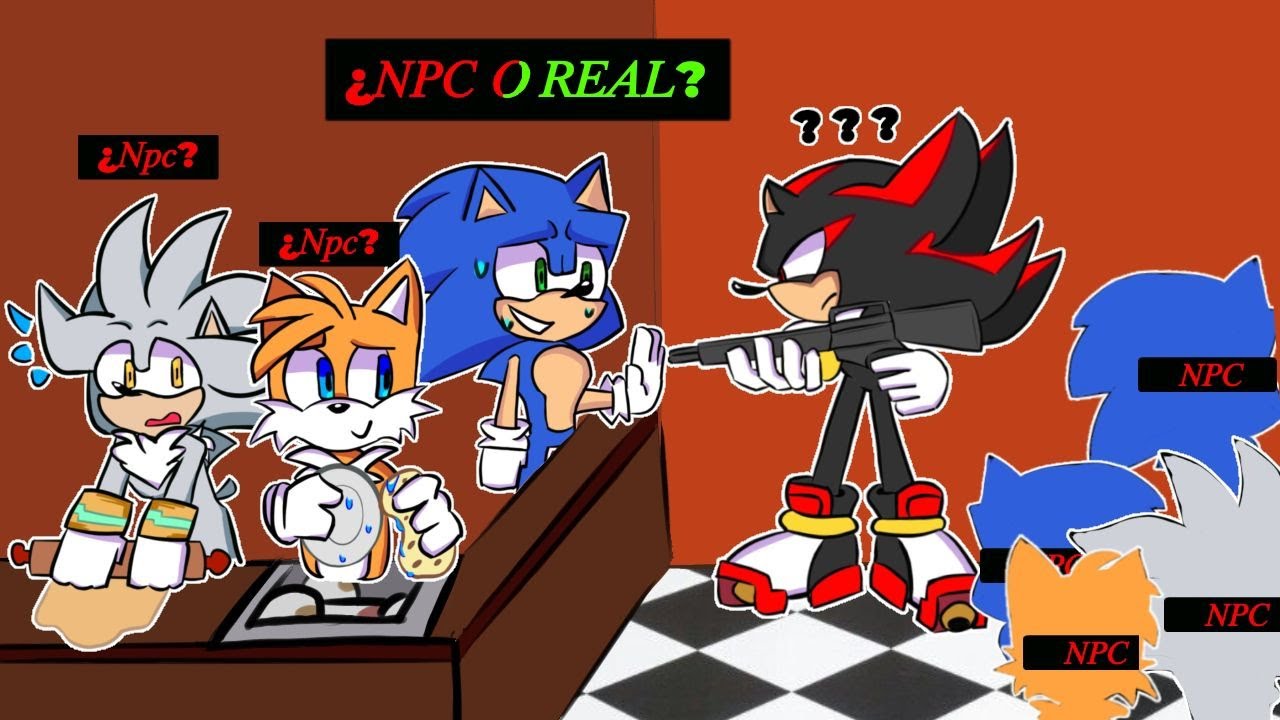 SONIC y sus amigos juegan a SER NPC O MUEREN😱