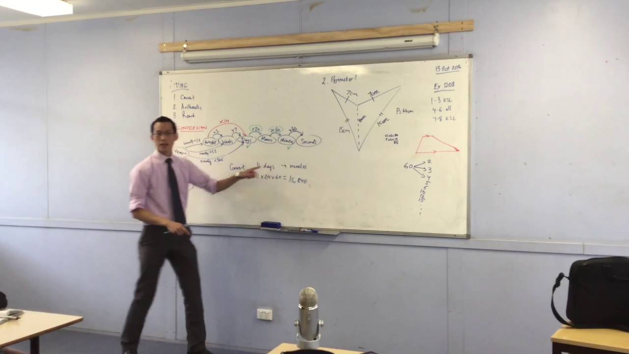 Time (2 of 3: Examples of Conversion) maths is fun