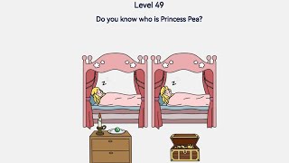 Brain Out 2 Level 49 Do you know who is Princess Pea Walkthrough Solution