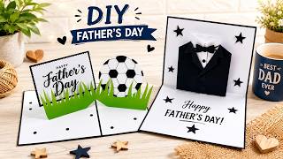 2 Amazing Pop Up Father’s Day Cards ✨ Easy DIY Handmade Cards | DG Handmade