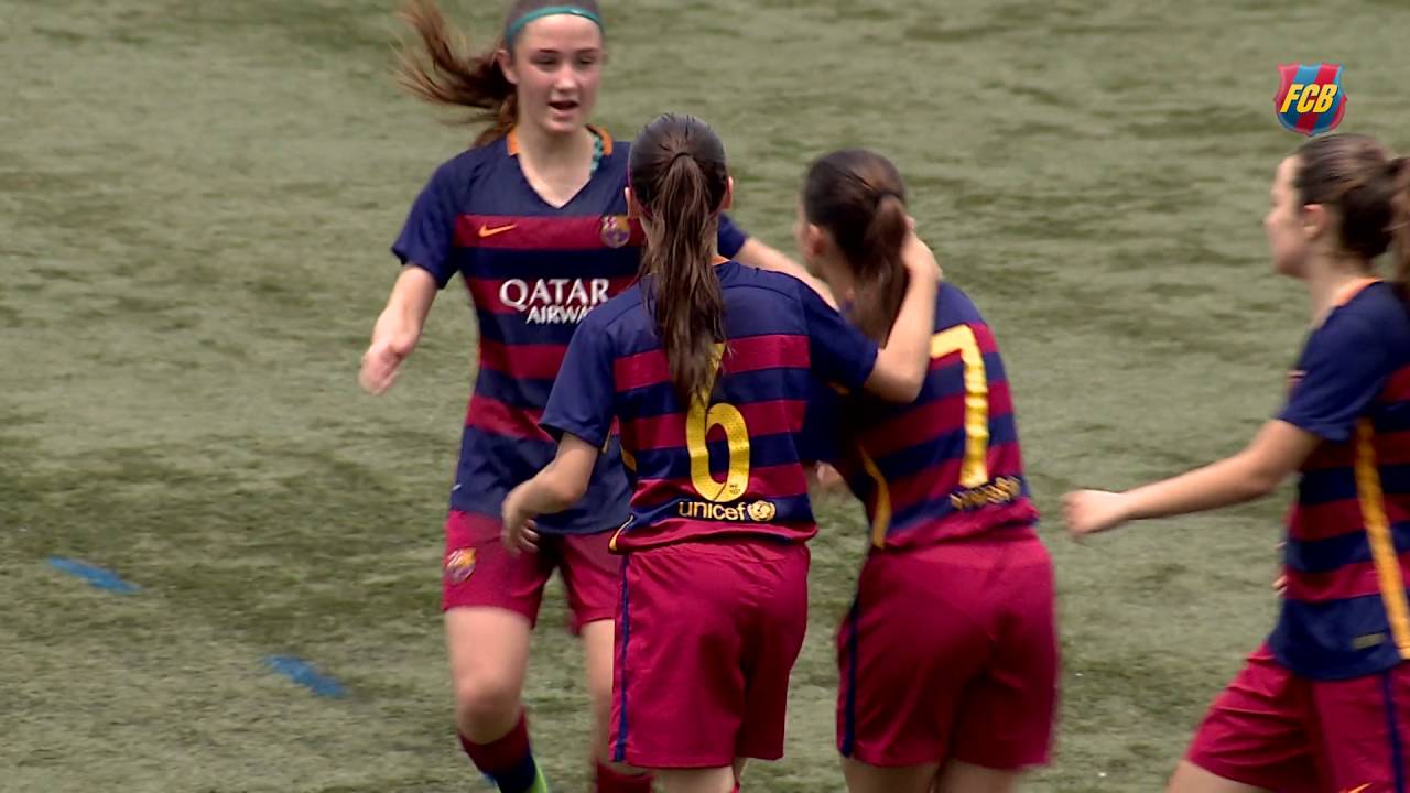 FCB Masia: El Femení infantil-aleví campiones del Campionat de Catalunya