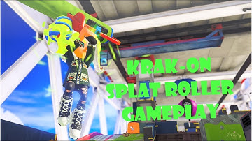 Krak-On Splat Roller Gameplay - Splatoon 3 | Anarchy Battle (Clam Blitz)
