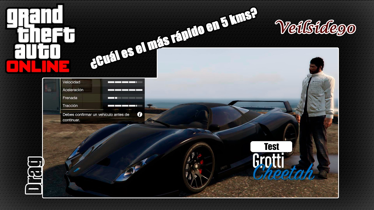 GTA 5 Online: Grotti Cheetah en el nuevo test de velocidad (5 Kms) supercars for smiles