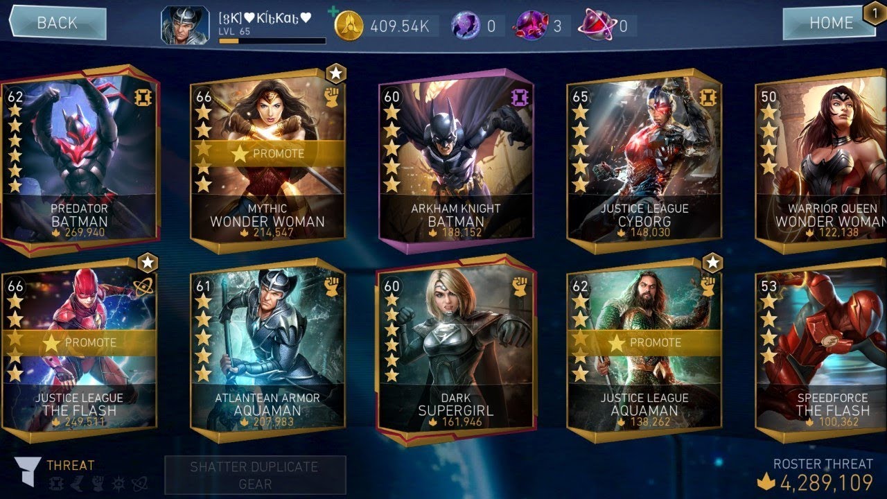 Top Characters and Roster Review [Injustice 2 Mobile] - YouTube