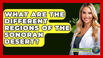 What Are The Different Regions Of The Sonoran Desert? - Earth Science Answers