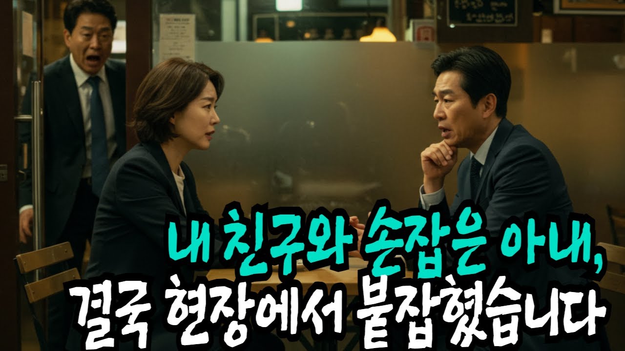 내 친구와 손잡은 아내, 결국 현장에서 붙잡혔습니다